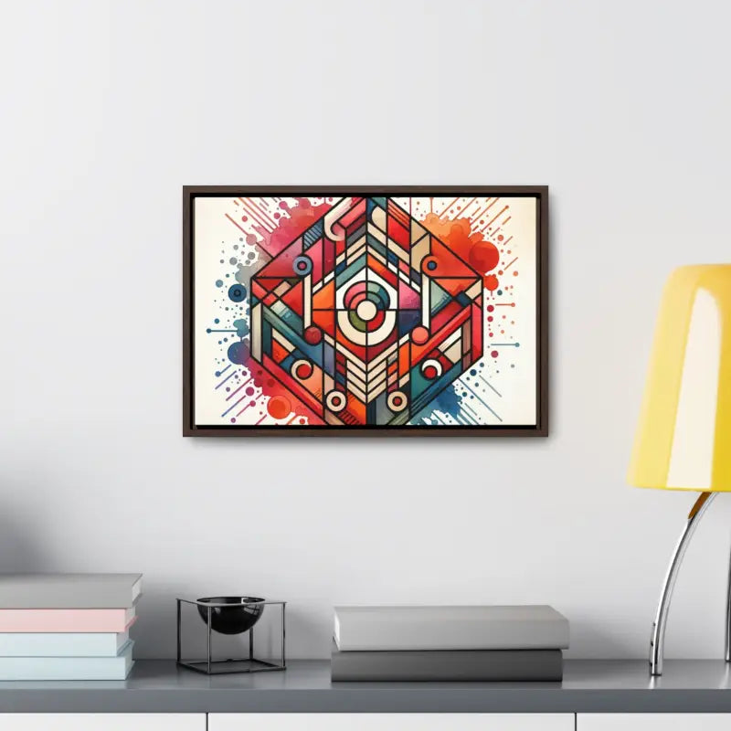 Liven Up your Space with Colorful Geometric Gallery Canvas Wraps