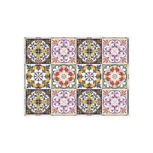 Home Decor - Vibrant Colorful Geometric Ceramic Photo Tiles - Dipaliz 6’’ × 8’’ / Matte