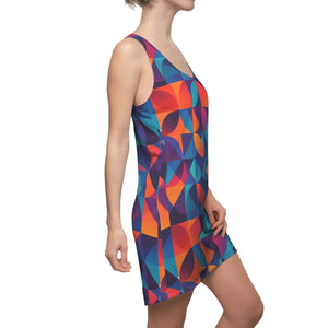 Colorful Geometric Racerback Dress Summer - Dipaliz - Dresses - Xs