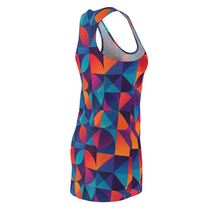 Colorful Geometric Racerback Dress Summer - Dipaliz - Dresses - Xs