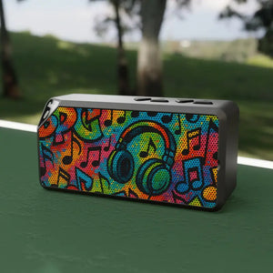 Dipaliz Colorful Headphone Music Bluetooth Speaker - Premium Sound - 4.25’’ x 2.25’’ / Black - Speakers