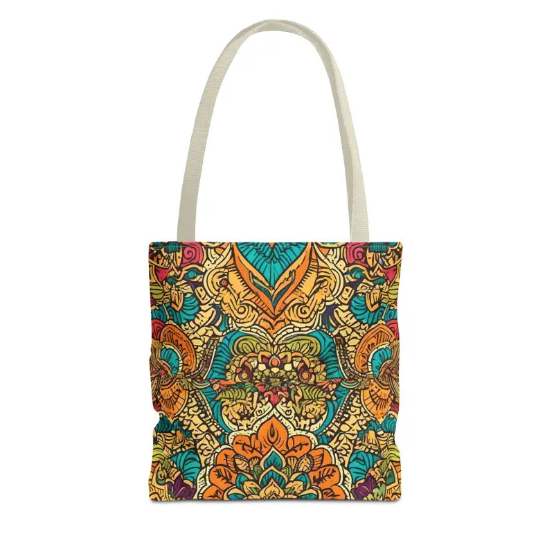 Colorful Indian Pattern Aop Tote Bag - Bags