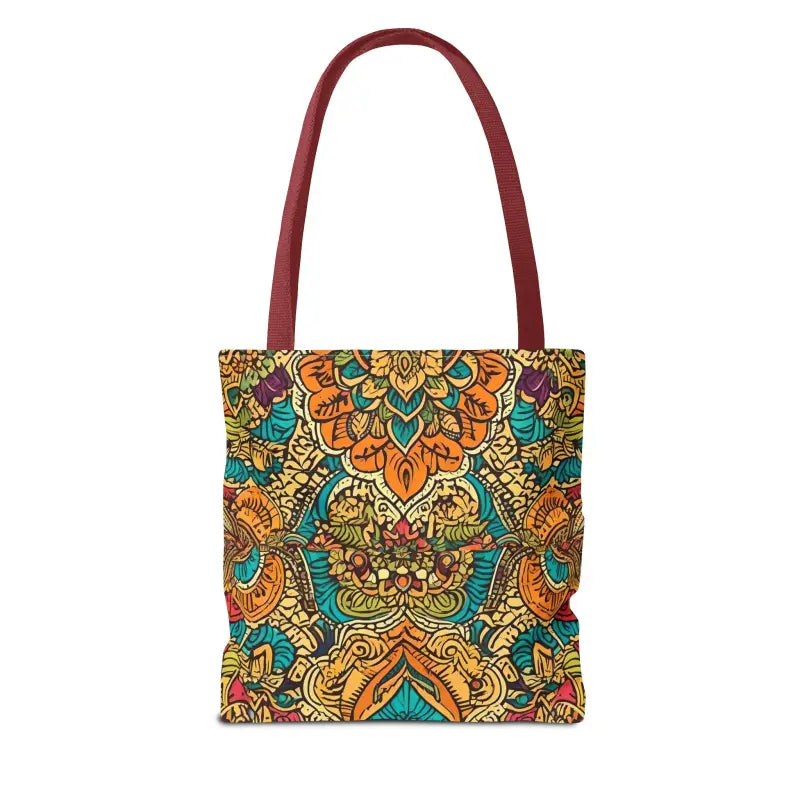 Colorful Indian Pattern Aop Tote Bag - Bags