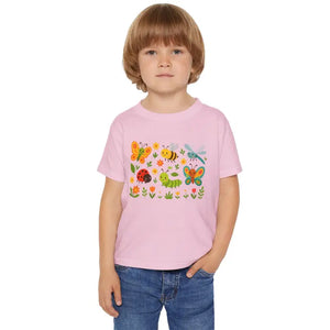 Kids Clothes - Colorful Insect Toddler Bug Tee - Soft Summer Graphics - Dipaliz