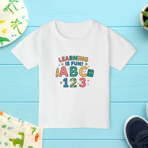 Epic Playtime Thrill Colorful Learning Toddler Tee - Dipaliz - White / 2t - T-shirts