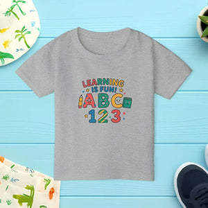 Epic Playtime Thrill Colorful Learning Toddler Tee - Dipaliz - Sport Grey / 2t - T-shirts
