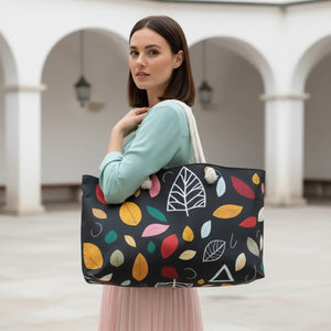 Colorful Leaves Polyester Weekender - Fall Bag - Dipaliz - Luggage & Bags