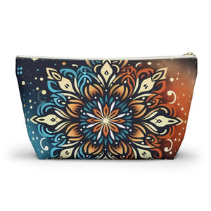 Boho Colorful Mandala Accessory Pouch - Vibrant Organizer - Dipaliz - Cosmetic & Toiletry Bags