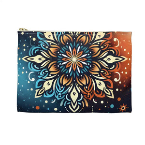 Mandala Accessory Pouch - Vibrant Design - Dipaliz - Cosmetic & Toiletry Bags
