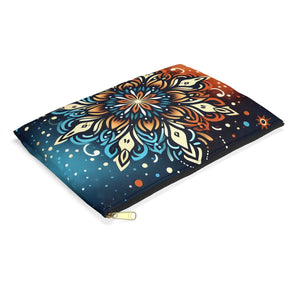 Vibrant Mandala Accessory Pouch - Boho Travel Bag - Dipaliz - Cosmetic & Toiletry Bags
