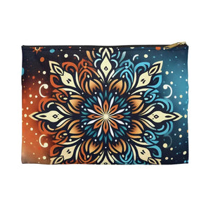 Mandala Accessory Pouch - Vibrant Design - Dipaliz - Cosmetic & Toiletry Bags