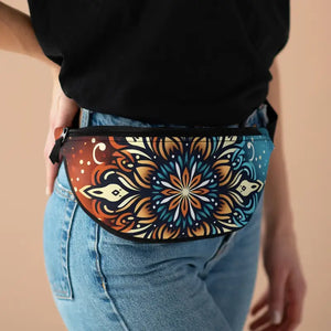 Colorful Mandala Fanny Pack Festival Vibes Style - Dipaliz - one Size - Packs