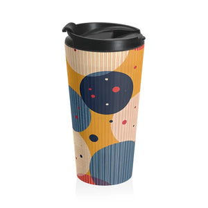 Steel Travel Mug - Chic Stainless Style on the Go - Dipaliz - 15oz - Tumblers