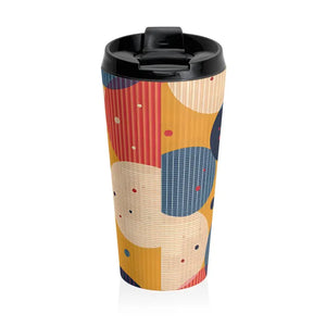 Steel Travel Mug - Chic Stainless Style on the Go - Dipaliz - 15oz - Tumblers