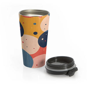 Chic Steel Travel Mug - Stylish Stainless - Dipaliz - Tumblers