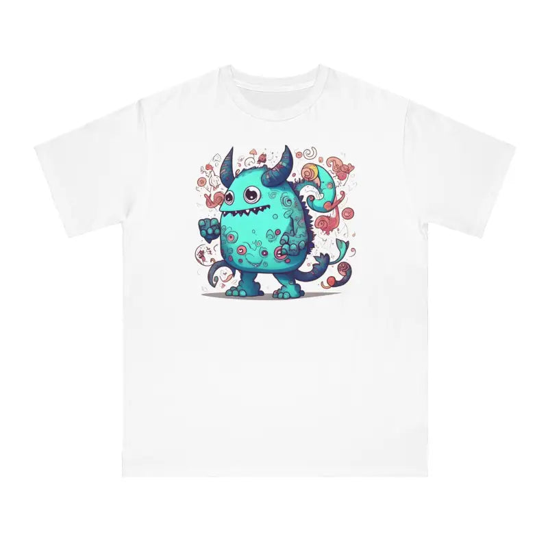 Colorful Monster Organic Tee: Unleash Classic Comfort - T-shirt