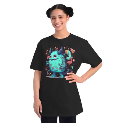 Colorful Monster Organic Tee: Unleash Classic Comfort - Black / s T-shirt