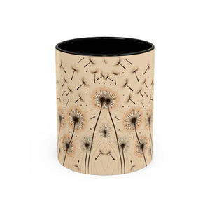 Mug - Dreamy Dandelion Mugs - Whimsical Colorful Kitchen Joy - Dipaliz