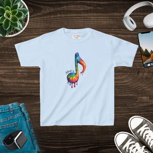 Colorful Music Notes Tee for Young Lovers - Dipaliz - Light Blue / Xs - T-shirts