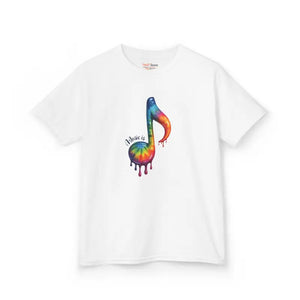 Colorful Music Notes Tee for Young Lovers - Dipaliz - T-shirts