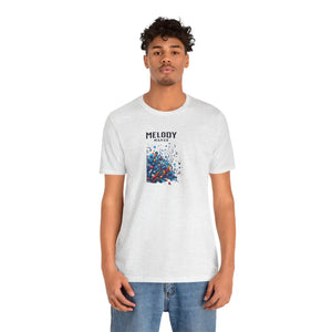 Colorful Music Notes Jersey Tee - Soft Cotton - Dipaliz - T-shirts