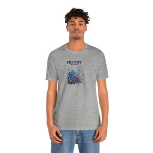 Colorful Music Notes Jersey Tee - Soft Cotton - Dipaliz - T-shirts