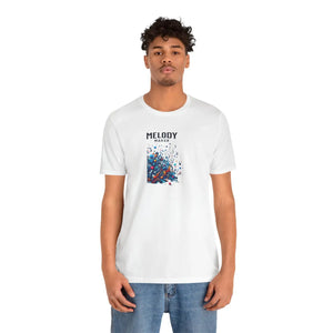 Colorful Music Notes Jersey Tee - Soft Cotton - Dipaliz - T-shirts