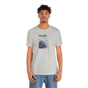 Colorful Music Notes Jersey Tee - Soft Cotton - Dipaliz - T-shirts