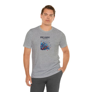 Colorful Music Notes Jersey Tee - Soft Cotton - Dipaliz - T-shirts