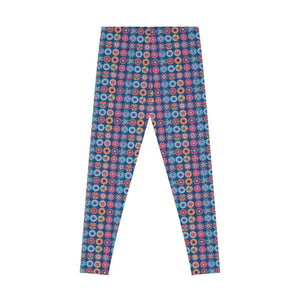 Colorful Pattern Spandex Leggings Bold Comfort Style Dipaliz - Activewear
