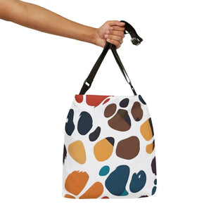 Colorful Paw Print Tote Bag - Vibrant Style Organizer - Dipaliz - Bags