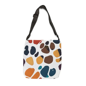 Colorful Paw Print Tote Bag - Vibrant Style Organizer - Dipaliz - 18’’ × - Bags