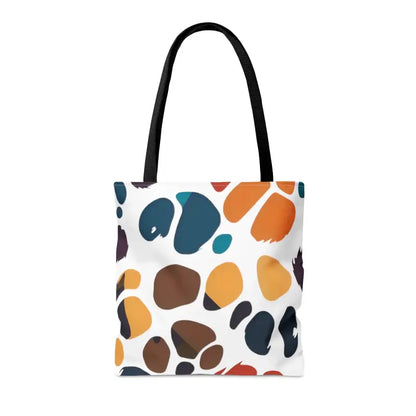 Colorful Paw Prints Tote: your Perfect Adventure Companion! - Bags