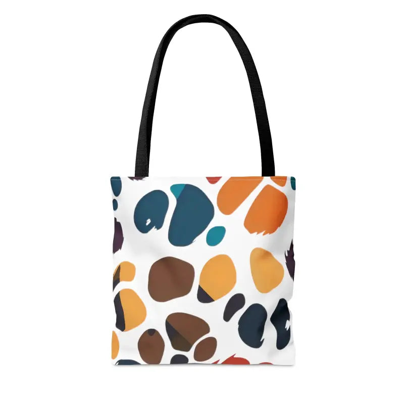 Colorful Paw Prints Tote: your Perfect Adventure Companion! - Bags