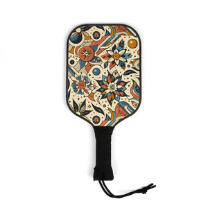 Colorful Pickleball Paddle Set - Vibrant Court Style - Dipaliz - 7.5’’ × 15.5’’