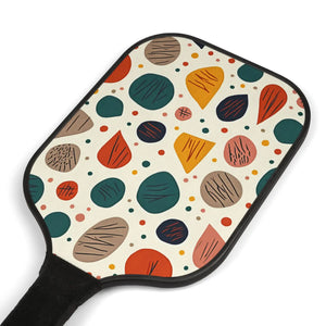 Colorful Pickleball Paddle Set - Wood Soft Handles - Dipaliz