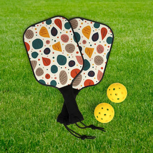 Colorful Pickleball Paddle Set with Soft Handles - Dipaliz - 7.5’’ × 15.5’’