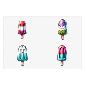 Vibrant Popsicles Sticker Sheets - Holographic Vinyl - Dipaliz - Decorative Stickers