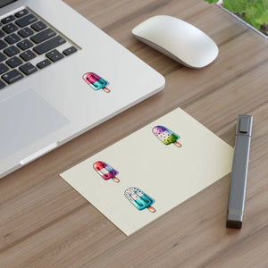 Vibrant Popsicles Sticker Sheets - Holographic Vinyl - Dipaliz - Decorative Stickers