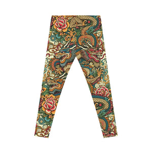 Silky Smooth Colorful Spikes Leggings - Activewear - Dipaliz