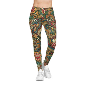 Silky Smooth Colorful Spikes Leggings - Activewear - Dipaliz