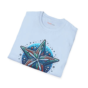 Colorful Star Softstyle t Shirt - Winter Cotton - Dipaliz - T-shirts