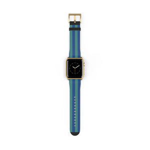 Vibrant Watch Band - Colorful Stripes Faux Leather - Dipaliz - Bands