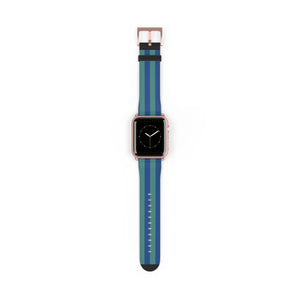 Vibrant Watch Band - Colorful Stripes Faux Leather - Dipaliz - Bands