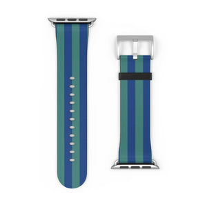Vibrant Watch Band - Colorful Stripes Faux Leather - Dipaliz - Bands