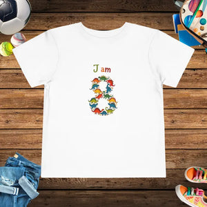 Colorful Toddler Short Sleeve Tee for Active Days - Dipaliz - White / 2t - T-shirts