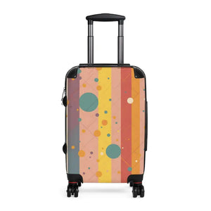 Wanderlust Fashion Suitcase - Colorful Travel Style - Dipaliz - Small / Black - Suitcases