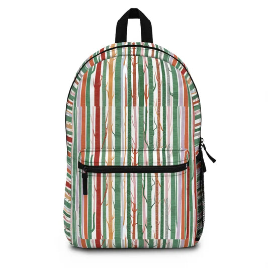 Colorful Tree Trunks Backpack: Roomy Durable & Ready for Anything - one Size Bags