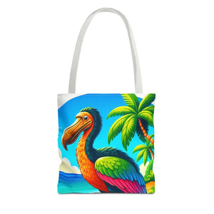Tropical Dodo Tote Bag Featuring Colorful Beach Vibes - Dipaliz - 13’’ × / White - Bags