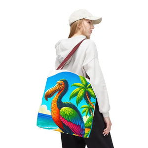 Tropical Dodo Tote Bag Featuring Colorful Beach Vibes - Dipaliz - Bags